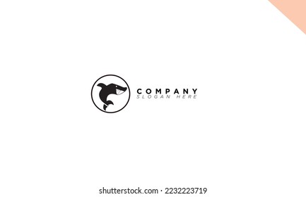 fish in circle logo for branding and business creative and attractive idea