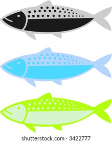 Fish, Collection of animal vector