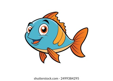 Fish Color Victor vector style