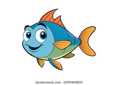 Fish Color Victor vector style