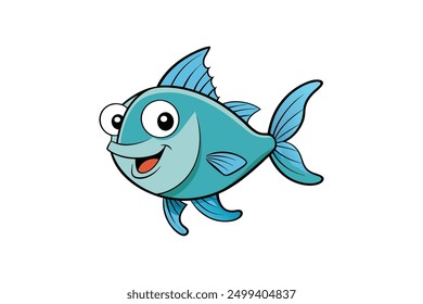 Fish Color Victor vector style