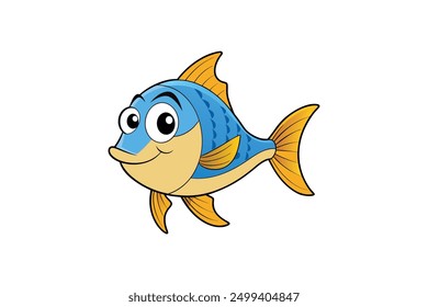 Fish Color Victor vector style