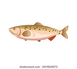 Fish of colorful set. This illustration is a delightful masterpiece, with its creative design portraying an assortment of colorful, bright fish in a whimsical cartoon style. Vector illustration.