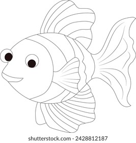 Libro para colorear peces para niños