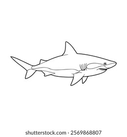 fish coloring design illustration silhouette