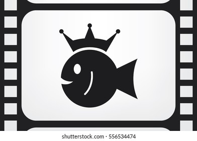 fish crown  icon 