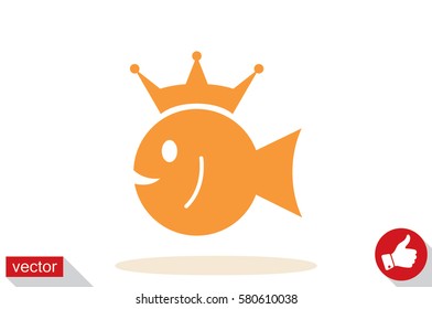 fish crown  icon 