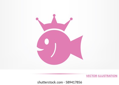 fish crown  icon 