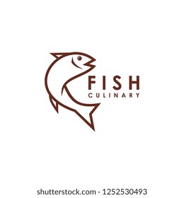 Fish culinary logo inspiration