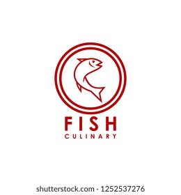 Fish culinary logo inspiration