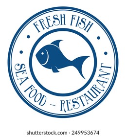 Fish design over white background, vector illustration. Fish design over white background, vector illustration.
