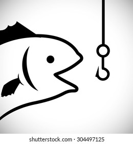 Fish digital design, vector illustration 10 eps graphic