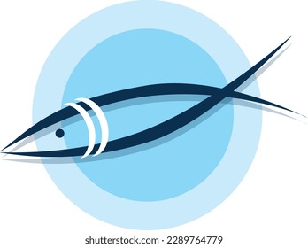 fish and dish, seafood restaurant logo
