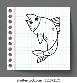 fish doodle