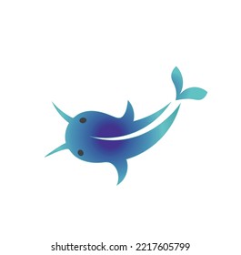 Fisch im Doodle, einfach auf weißem Hintergrund