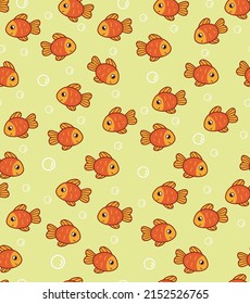 
fish drawing seamless vector children's abstraction