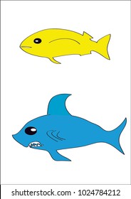 
fish drawing vector