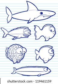 Fish Drawings