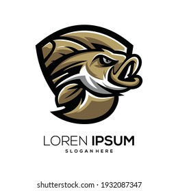 ilustración vectorial del diseño del logotipo de mariscos