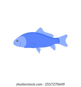 Fish, Farming Flat Vector Illustration