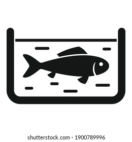 Fish Farming Icon. Simple Illustration Of Fish Farming Vector Icon For Web Design Isolated On White Background