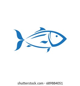 fish fector logo template