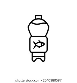 fish feeder icon vector illustration
