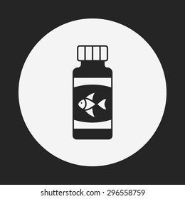 fish feeding icon