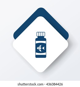 fish feeding icon