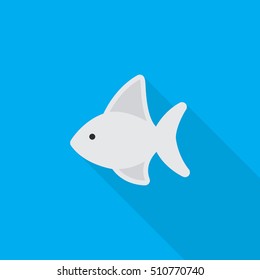 fish flat icon illustration isolated vector sign symbol