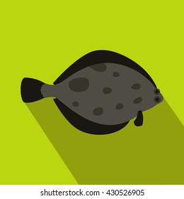 Fish flounder icon