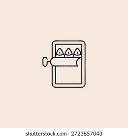 Fish food can icon flat vector design.