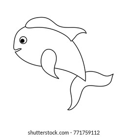 Fish food cartoon