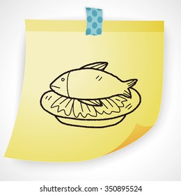 fish food doodle