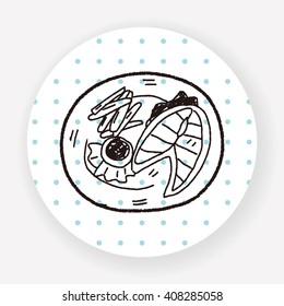 fish food doodle