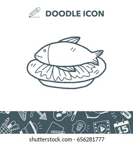 fish food doodle