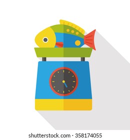 fish food flat icon