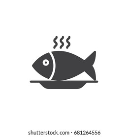 Fish food icon vector, filled flat sign, solid pictogram isolated on white. Symbol, logo illustration. Pixel perfect vector graphics
