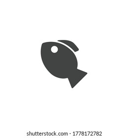 fish food icon vector illustration