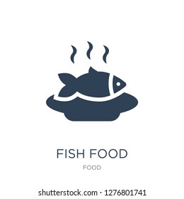 fish food icon vector on white background, fish food trendy filled icons from Food collection, fish food vector illustration