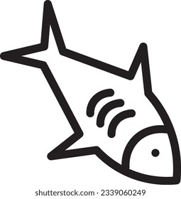 Fish Food Sea Outline Icon