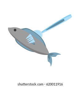 fish fork food picnic