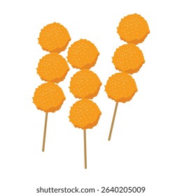 fish or Fried Chicken Balls illustration