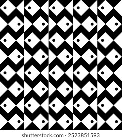 Padrão geométrico de peixe sem emenda. Plano de fundo abstrato dos peixes