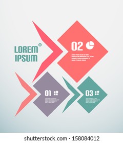 Fish geometrical infographic