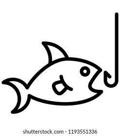 A fish is going to trapped in a hood