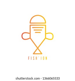 Fish Gradient Logo
