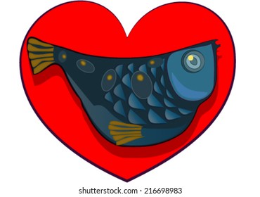 fish in heart