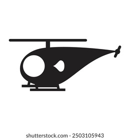Fish Helicopter ilustration vector design