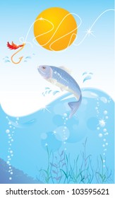 fish and hook